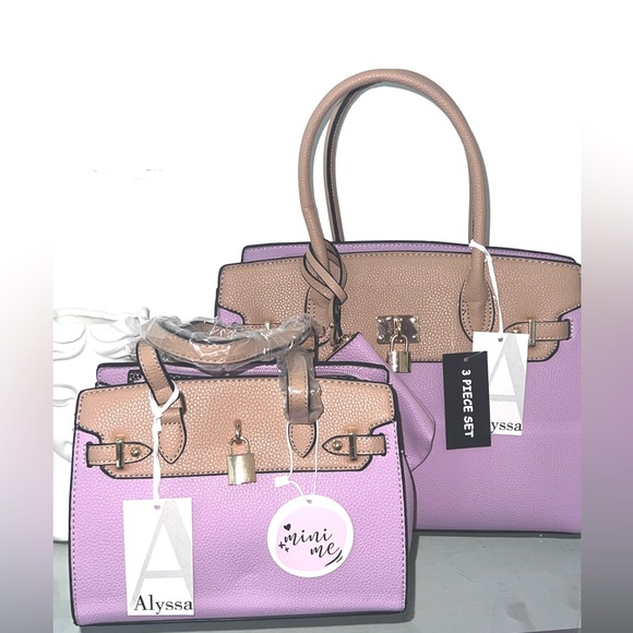 THE CHUNKY KNIT HANDBAG LAVENDER & ROSE